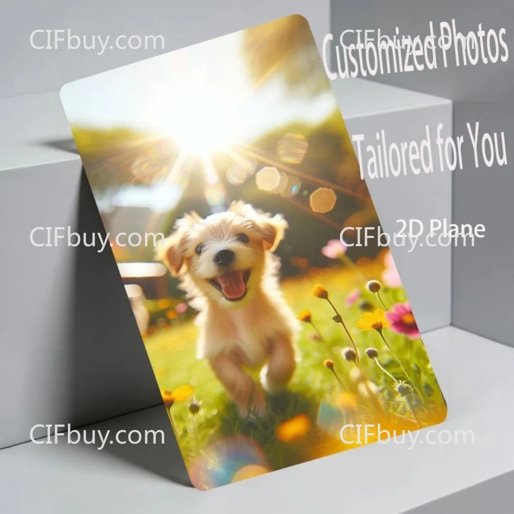 [2D Plat] 1 plaque métallique  - Pet Portrait Custom avis et prix
