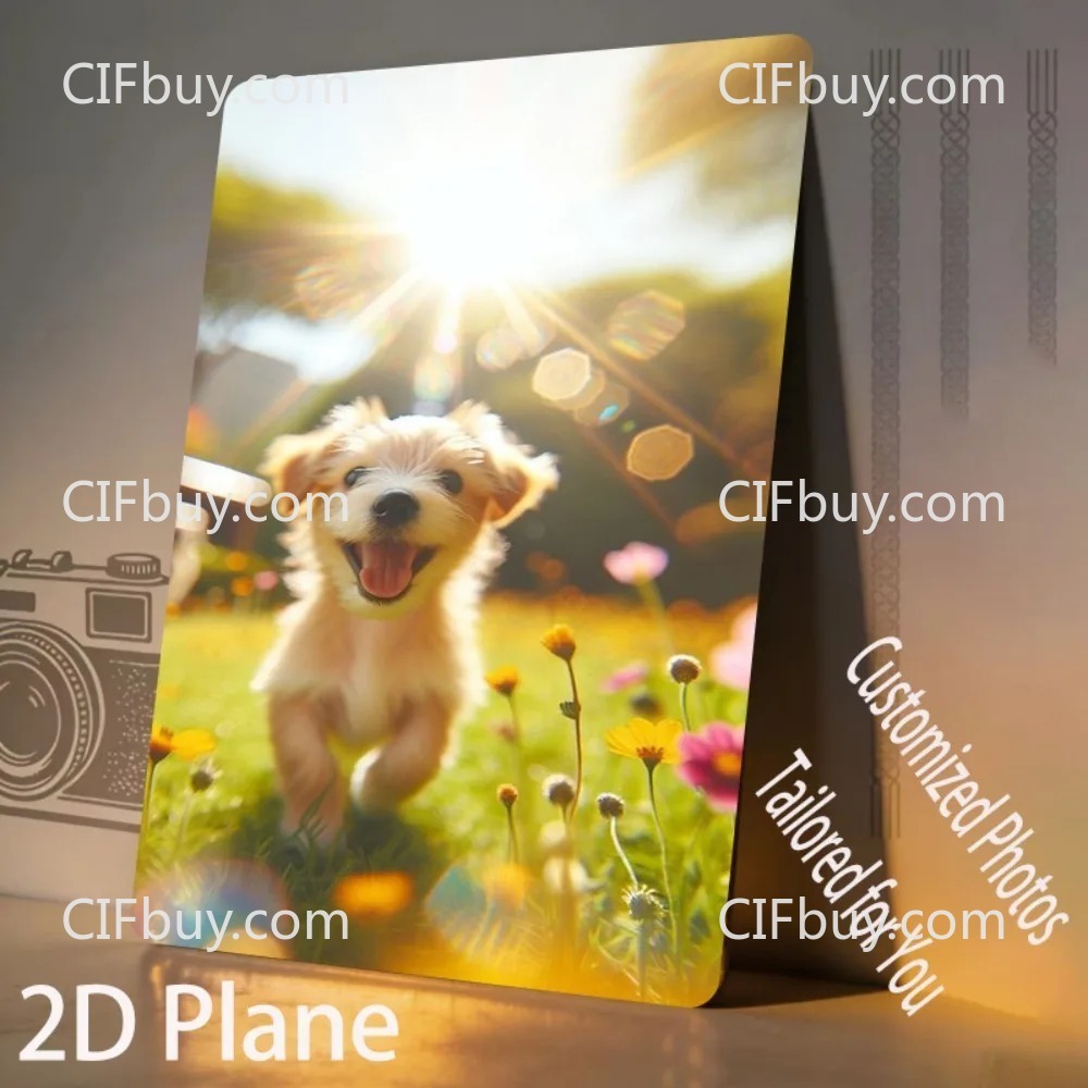 [2D Plat] 1 plaque métallique  - Pet Portrait Custom avis et prix