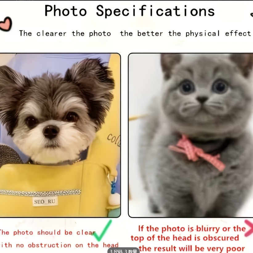Support personnalisé en acryli - Pet Portrait Custom avis et prix