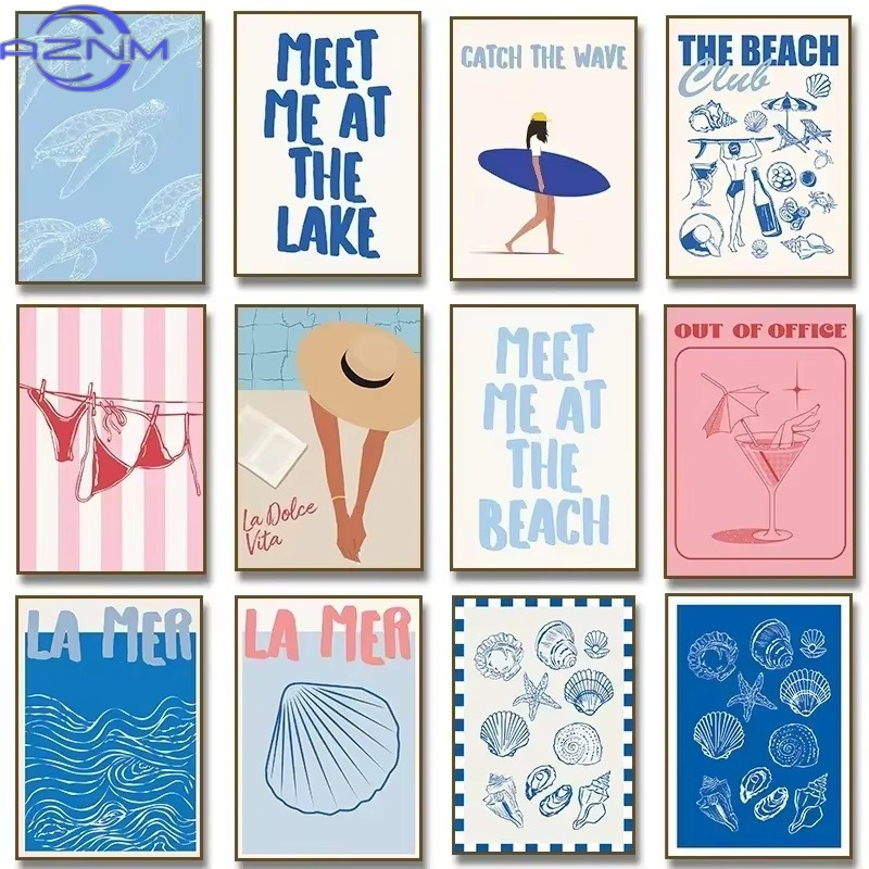 Affiche « Seashells Meet Me At - Pet Portrait Custom avis et prix